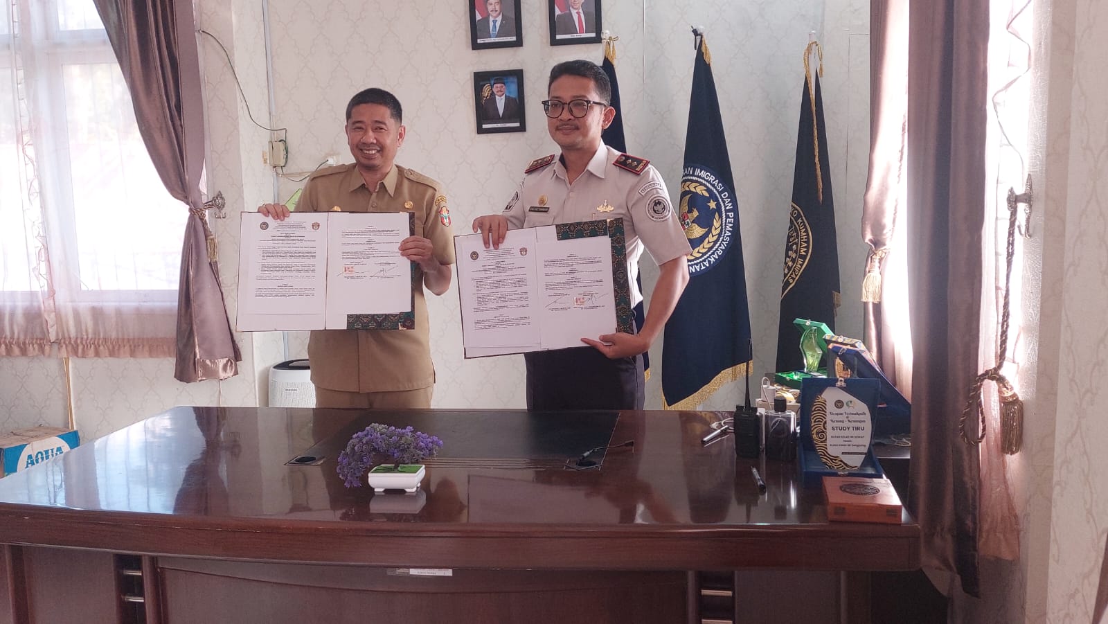 Perkuat Implementasi Gerakan PISOTA, DLH Wajo Jalin MoU Dengan Rutan Kelas IIB Sengkang