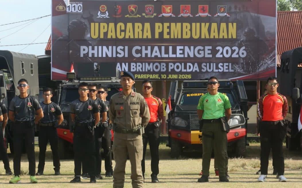 Phinisi Challenge 2026, Panggung Pembuktian Ketangguhan Antara Personel Brimob Sulsel