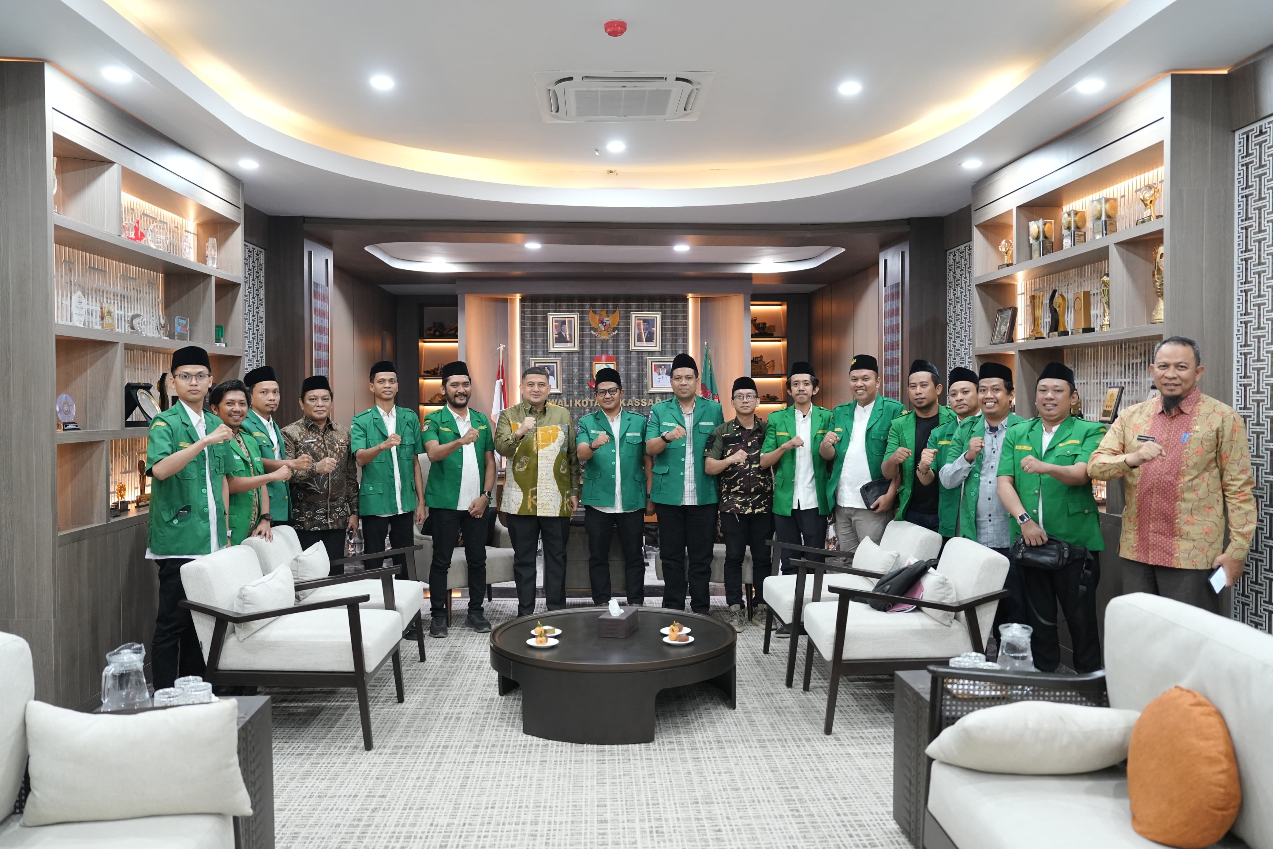 Koordinasi dengan Wali Kota Makassar, PW GP Ansor Sulsel Matangkan PKN dan Susbanpim 2026