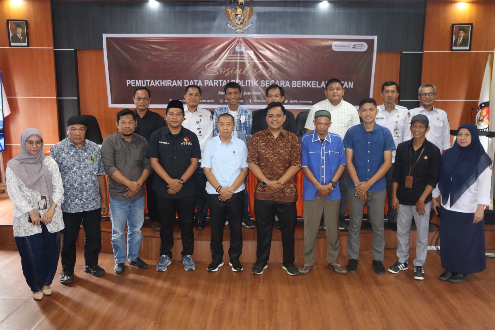 KPU Enrekang Gelar Sosialisasi Pemutahiran Data