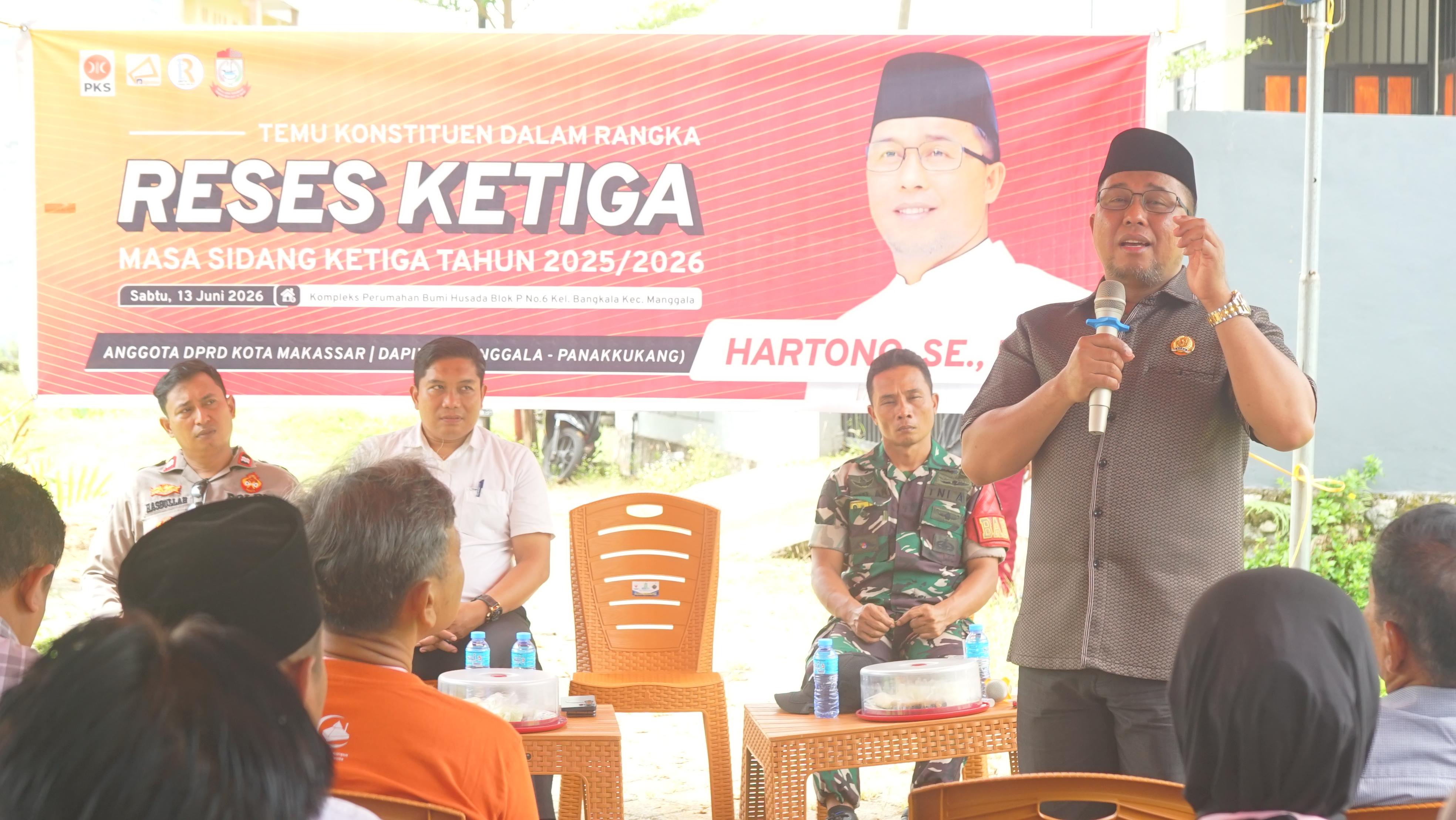 Warga Keluhkan Jalan dan Drainase Rusak, Hartono Tampung Aspirasi Saat Reses di Bangkala
