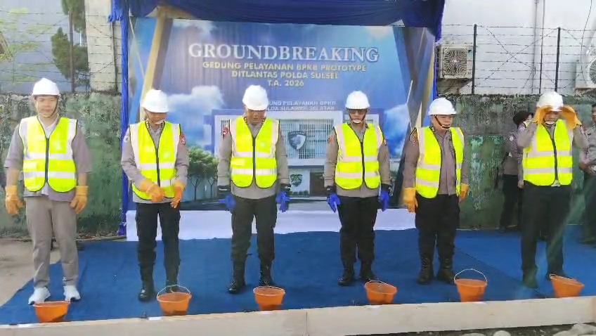 Tingkatkan Layanan Publik, Ditlantas Polda Sulsel Bangun Gedung BPKB Prototype