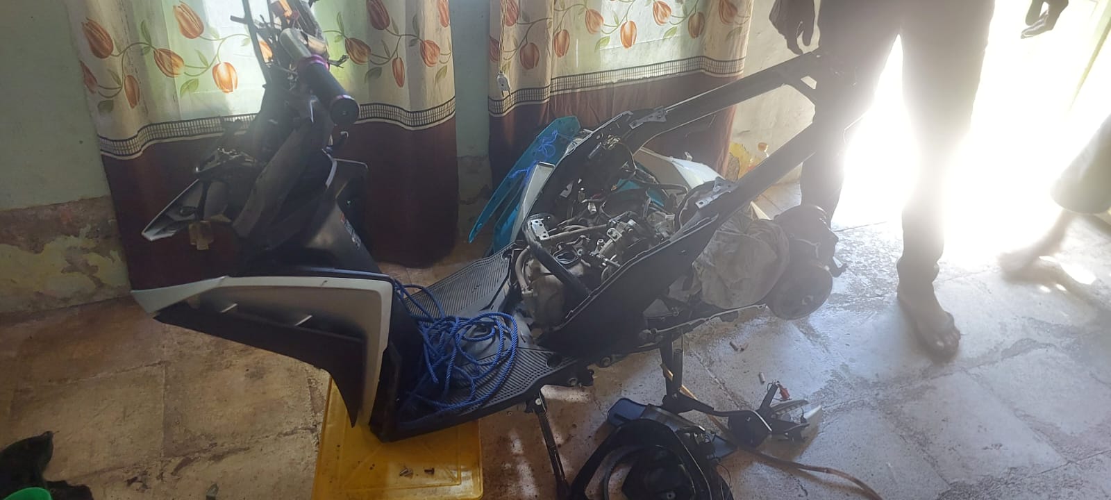 Polsek Tallo Bongkar Rumah Penampungan Motor Curian, Pelaku dan Barang Bukti Diamankan