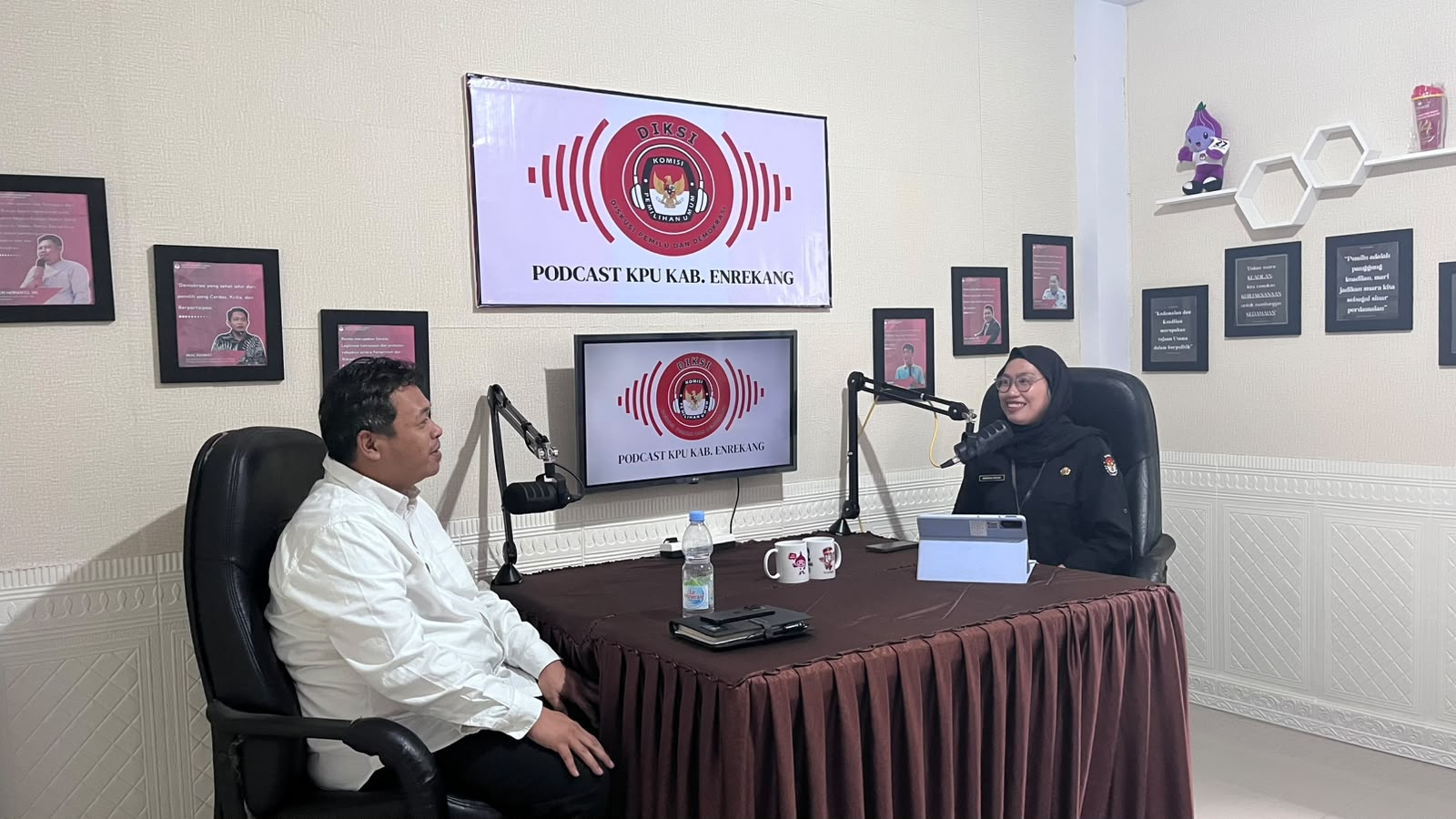 KPU Enrekang Luncurkan Podcast DIKSI, Ruang Diskusi Pemilu dan Demokrasi yang Lebih Dekat dengan Masyarakat
