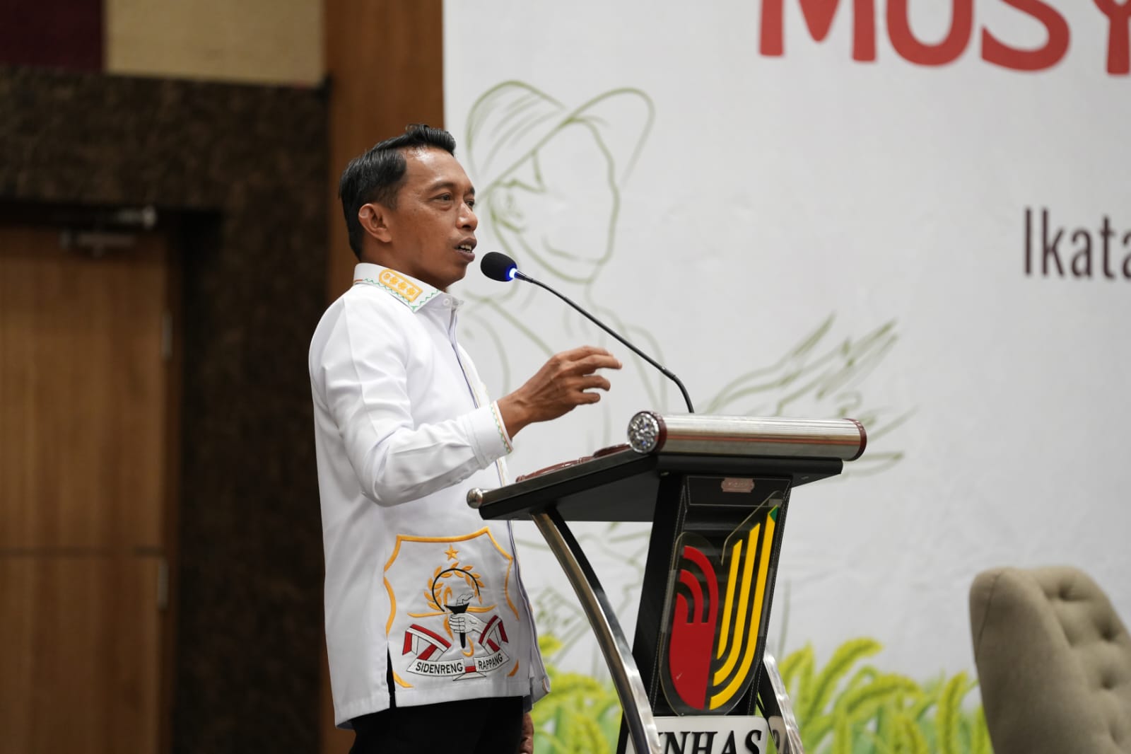 Dari Ekonomi Hingga Infrastruktur, Bupati Syaharuddin Alrif Paparkan Capaian Pemerintahan di Mubes IKM-ISA