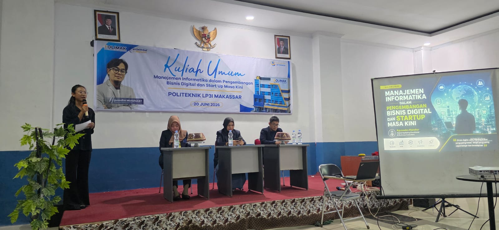Melek Digital, Prodi MI Polimak Gelar Kuliah Umum Start UP Masa Kini