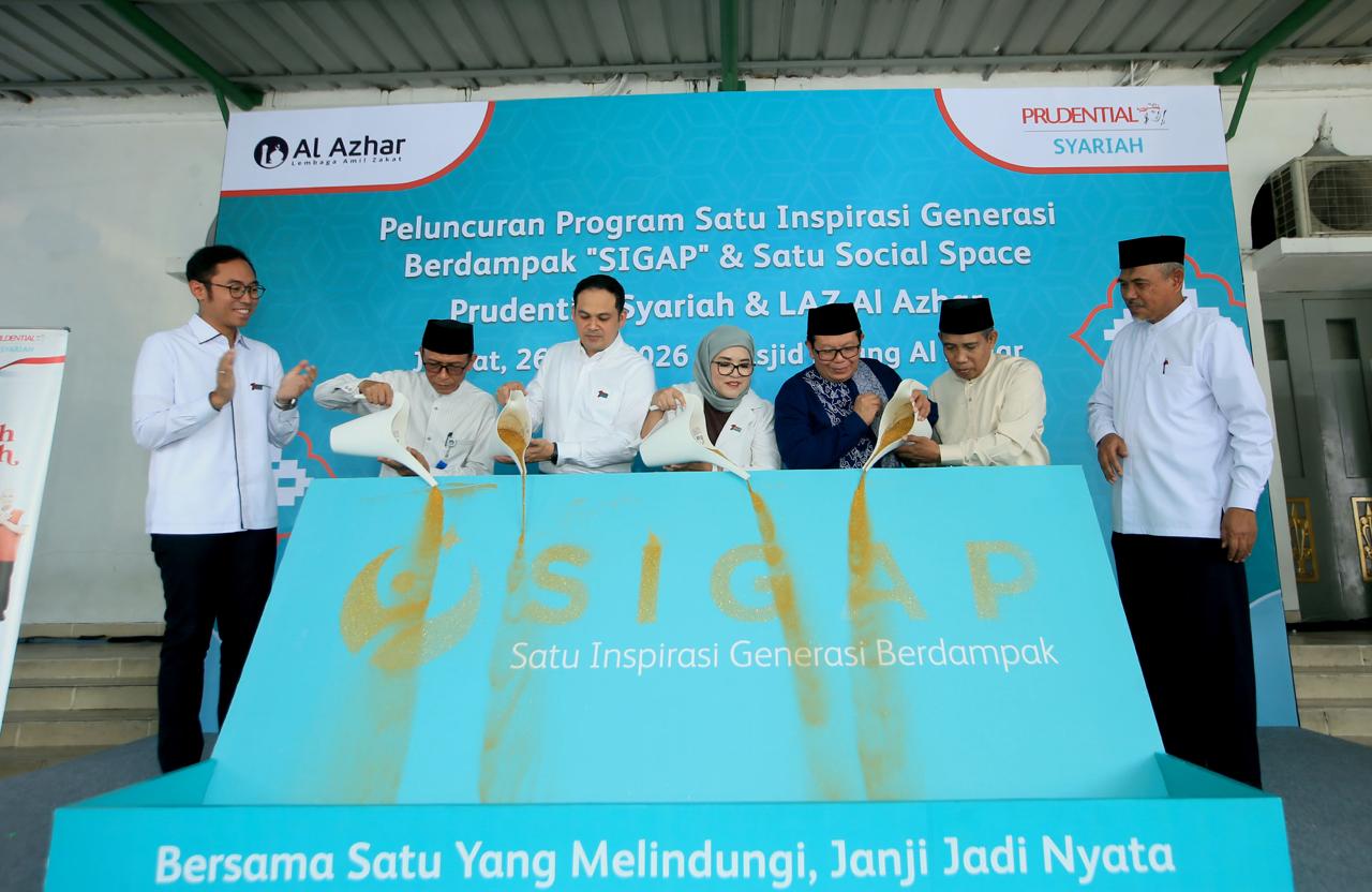 Peresmian Program SIGAP dan Satu Social Space, Kolaborasi Prudential Syariah dan LAZ Al-Azhar untuk Mendorong Pemberdayaan Generasi Muda Indonesia