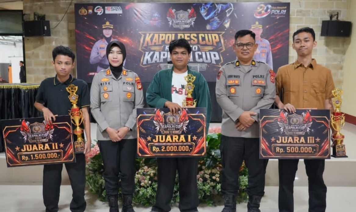 Turnamen Mobile Legends Kapolres Cup Polres Pelabuhan Makassar Berakhir, Juara Siap Berlaga di Polda Sulsel