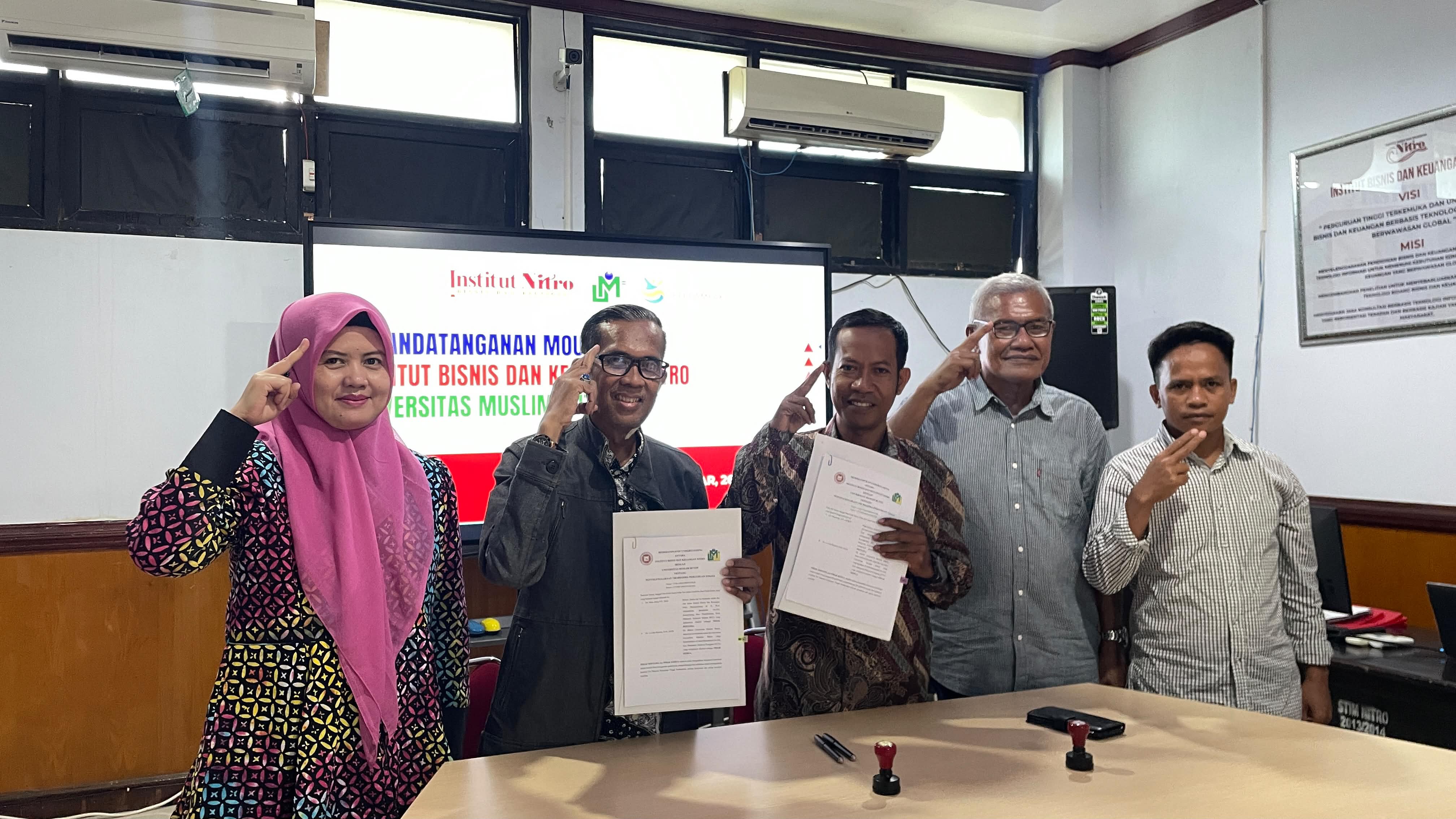 IBK Nitro dan Universitas Muslim Buton Teken MoU, Kolaborasi Pendidikan Lampaui Tridharma Perguruan Tinggi