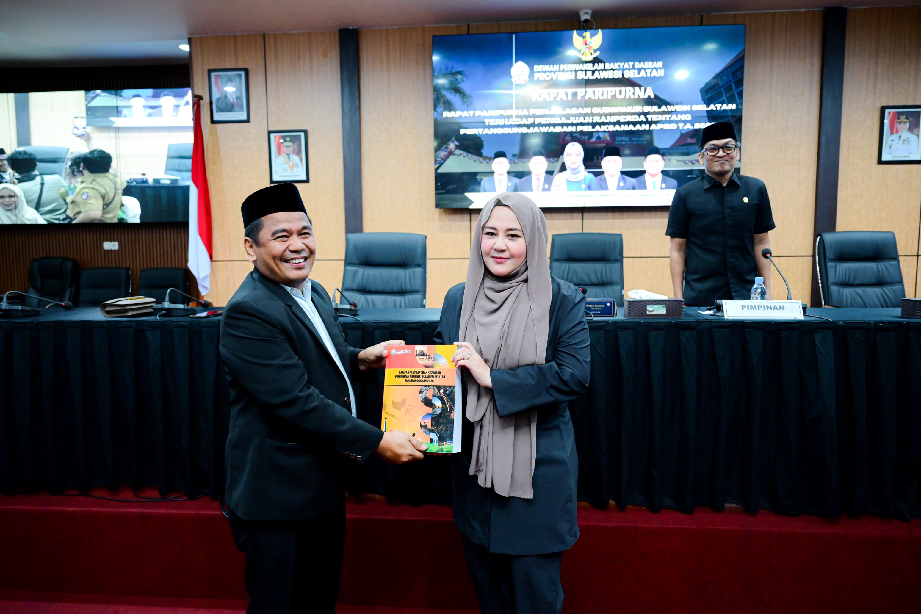 Wagub Fatmawati Sampaikan Ranperda Pertanggungjawaban APBD Sulsel 2025 kepada DPRD