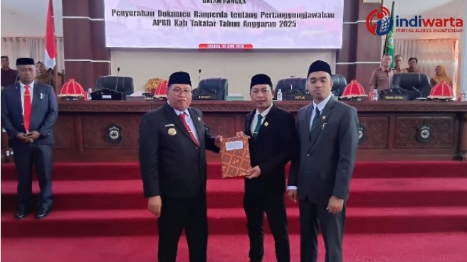 Bupati Serahkan Ranperda Pertanggungjawaban APBD 2025 ke DPRD, Takalar Bukukan Pendapatan Rp1,1 Triliun