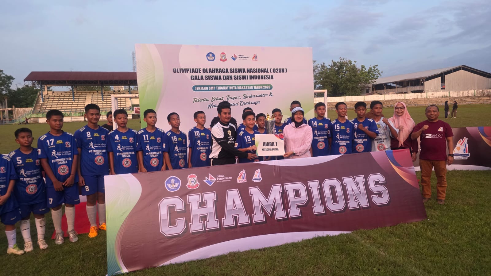 Tutup O2SN Makassar 2026, Achi Soleman: Yang Menang Kita Berikan Beasiswa