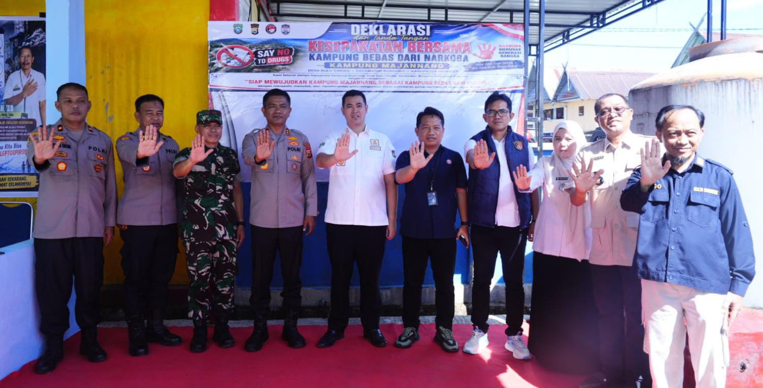 Deklarasi Kampung Narkoba, Komitmen Perangi Narkoba