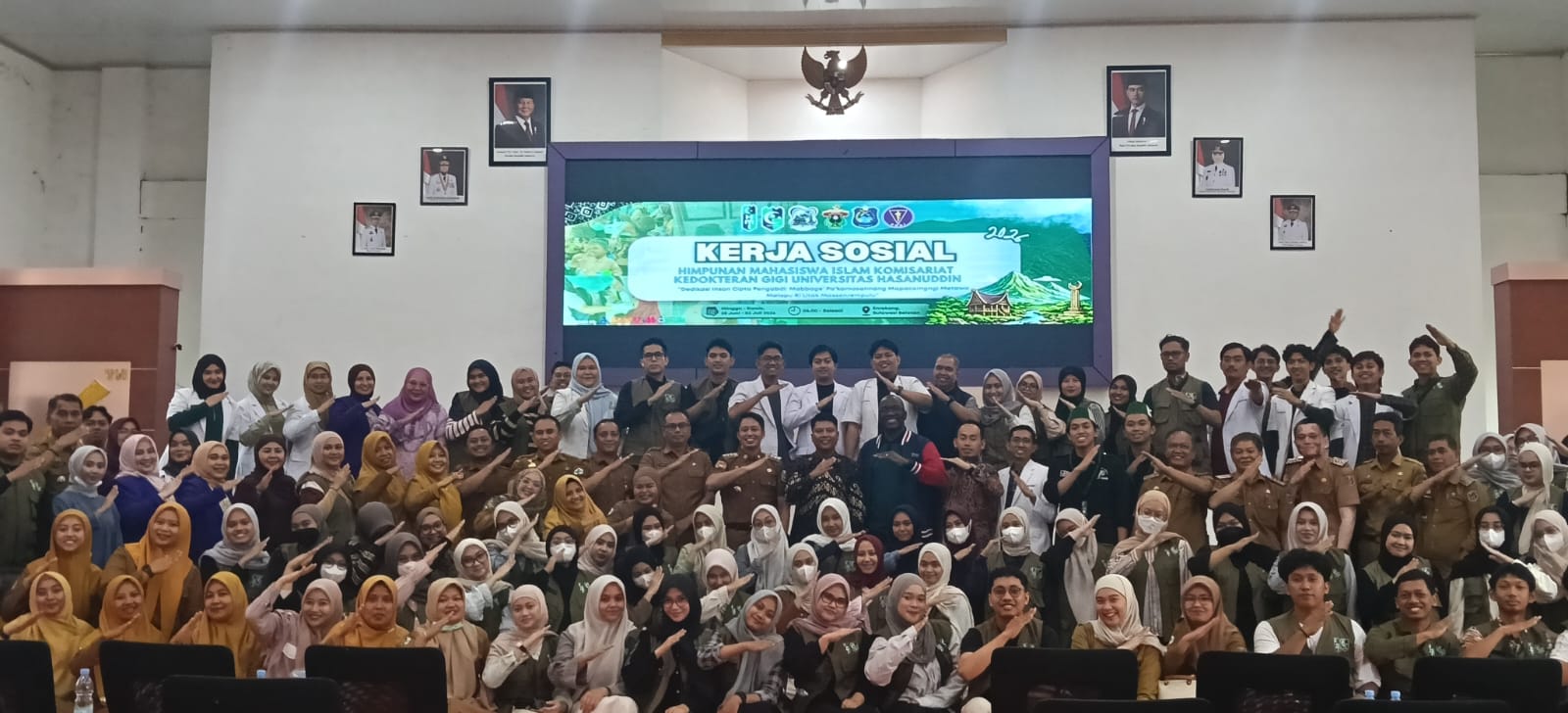Bupati Enrekang Sambut Rombongan HMI Komisariat Kedokteran Gigi Unhas Yang Akan Melakukan Kerja Sosial Di Enrekang