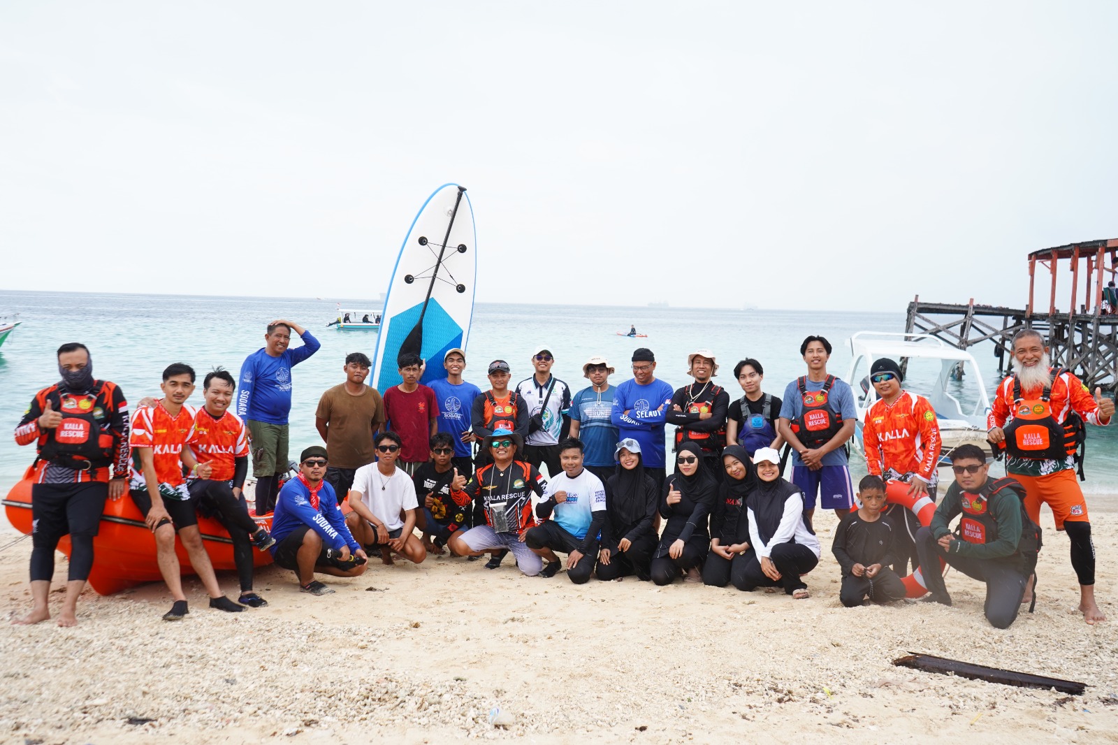Perkuat Kesiapsiagaan, Kalla Rescue Berlatih di Pulau Samalona 2026