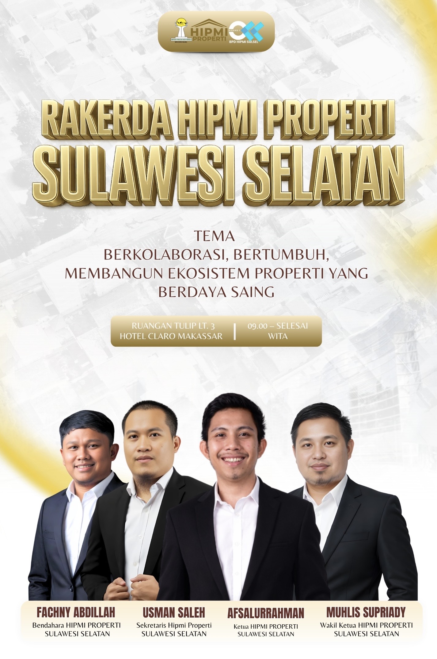 HIPMI Properti Sulsel Gelar Raker 2026–2027, Perkuat Kolaborasi Bangun Ekosistem Properti Berdaya Saing