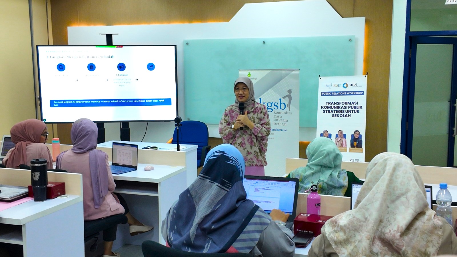 KGSB dan Program Studi Komunikasi Universitas Al Azhar Indonesia Dorong Transformasi Humas Sekolah