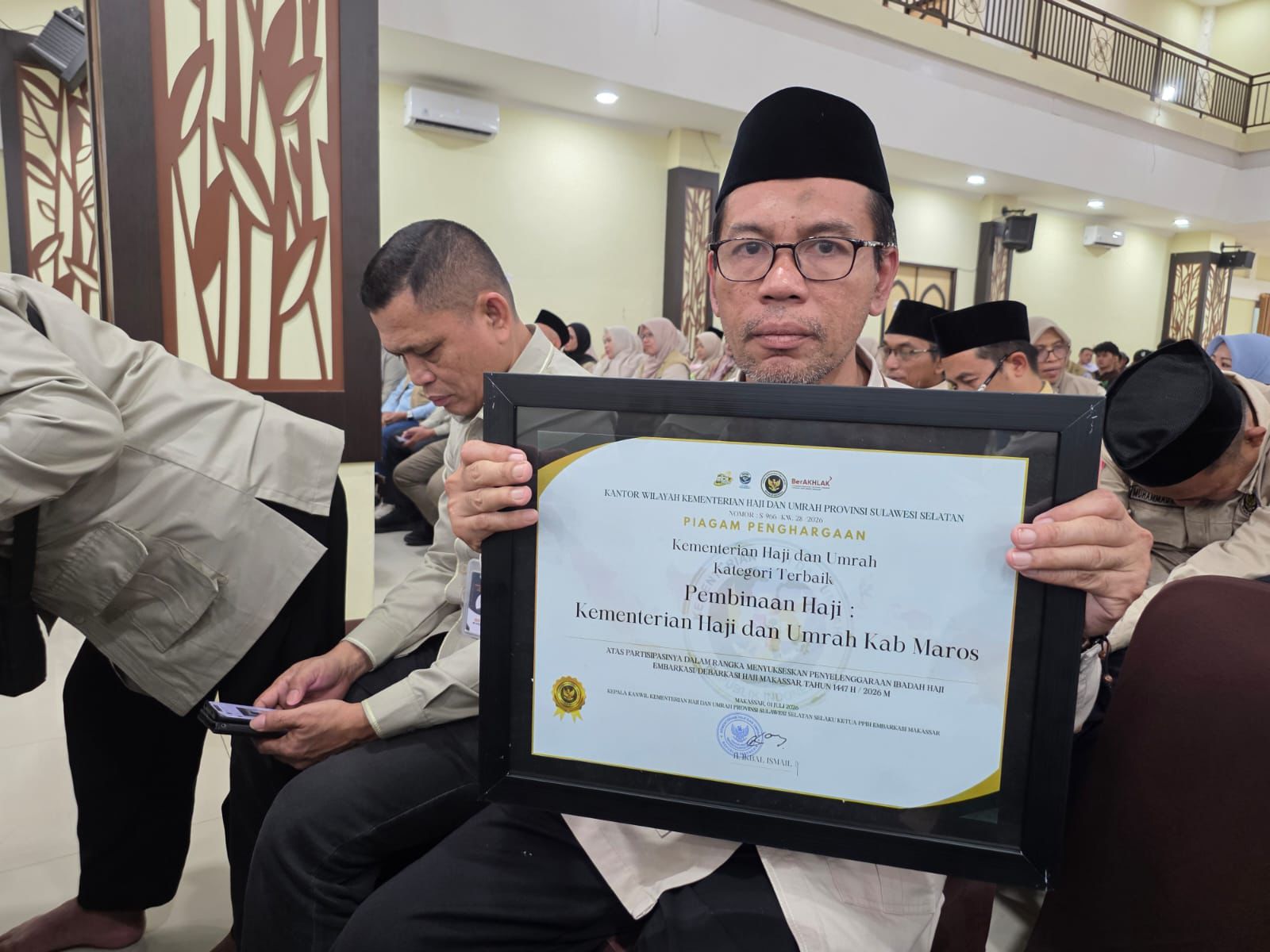 Maros Pertahankan Predikat Pembinaan Haji Terbaik Sulsel Empat Kali Berturut-turut