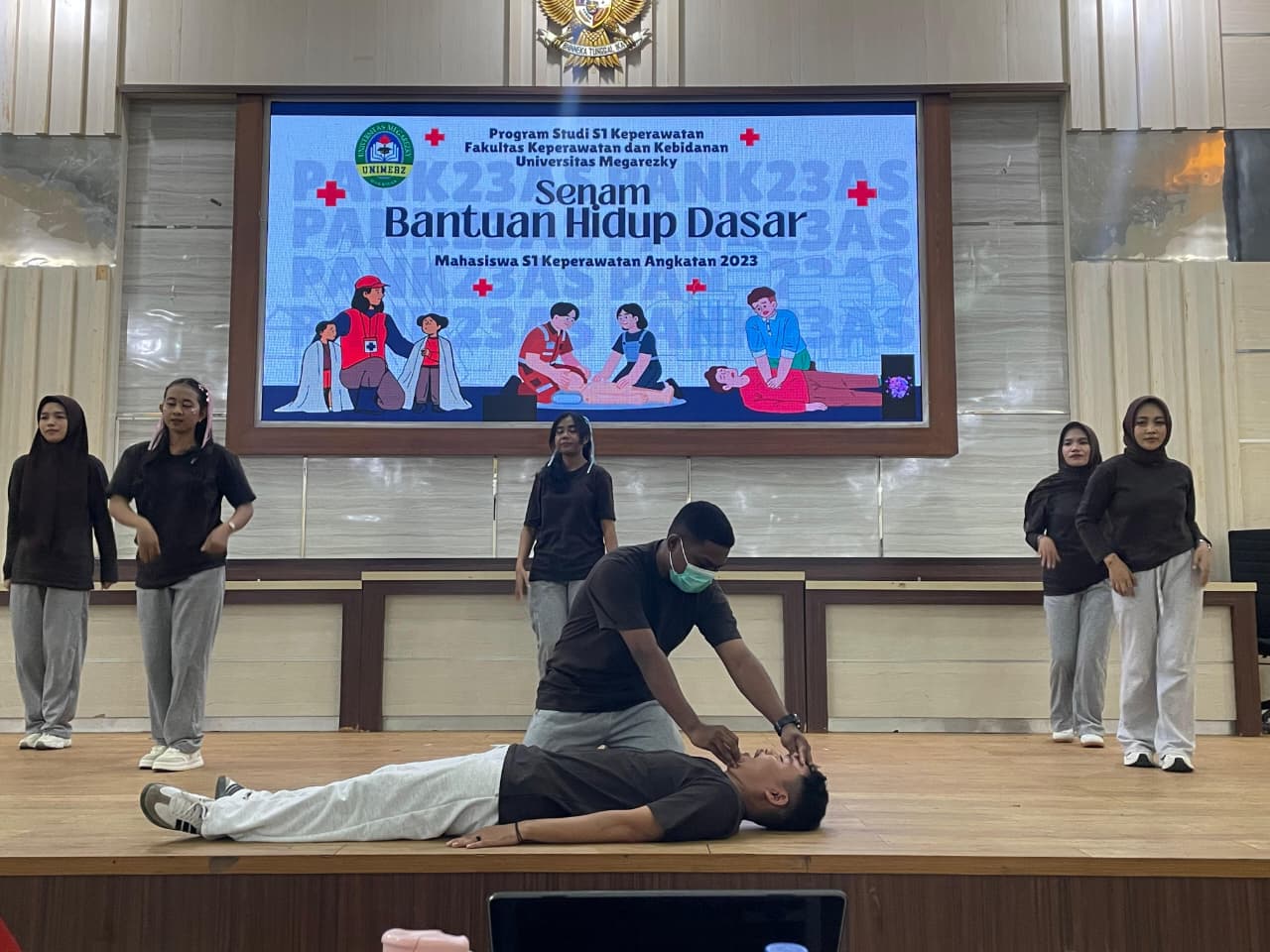 Mahasiswa Keperawatan Unimerz Kenalkan Senam BHD untuk Edukasi Penyelamatan Nyawa