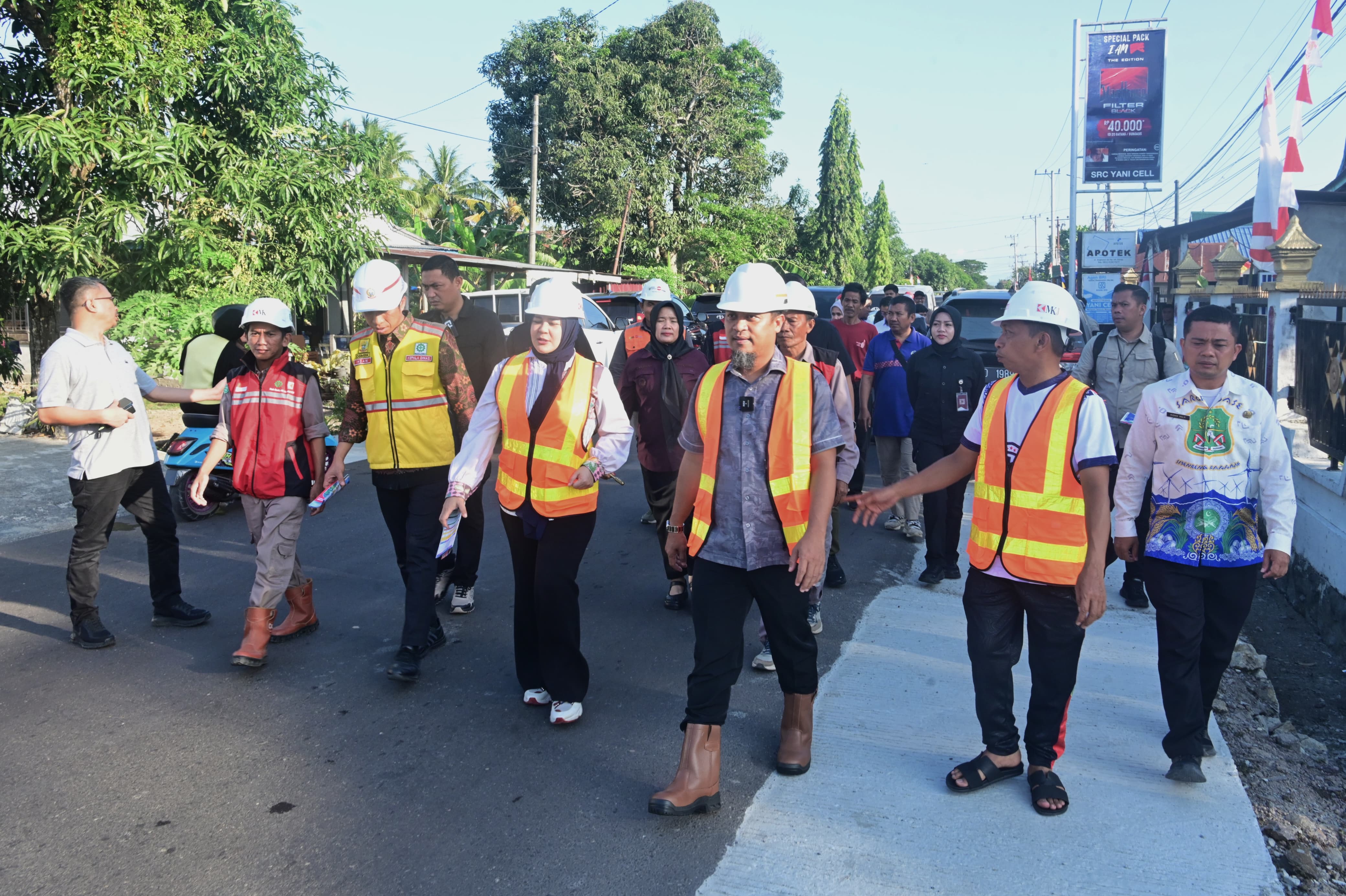 Gubernur dan Wagub Sulsel Tinjau Progres Jalan di Sidrap, Ruas Pangkajene-Rappang Dipacu