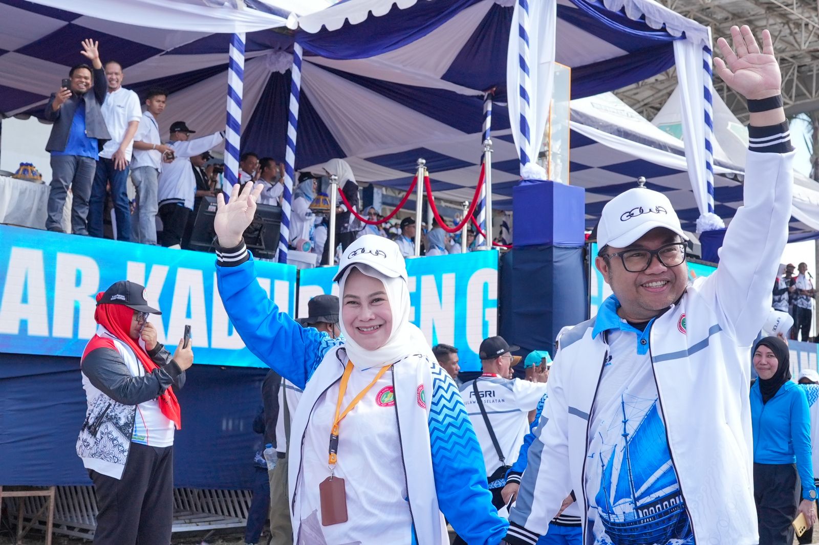 Wabup Gowa dan Bunda Guru Dampingi Atlet di Porsenijar PGRI Sulsel 2026, Targetkan Juara Umum