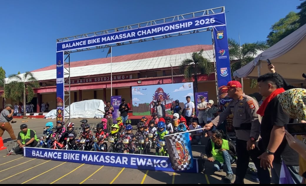 SPN Batua dan Balance Bike Makassar Championship 2026 Bersinergi Cetak Anak Tangguh Sejak Usia Dini
