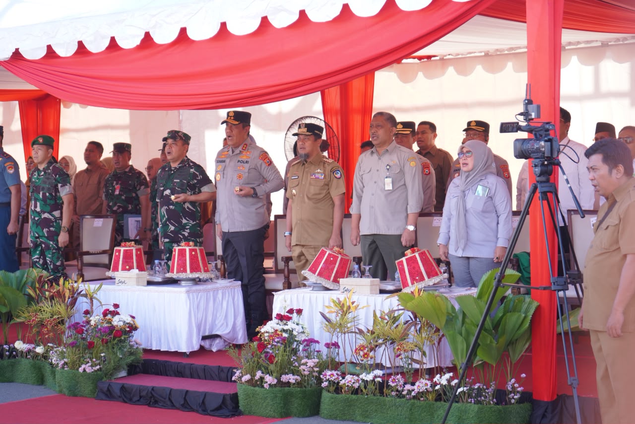 Bupati Wajo Andi Rosman Hadiri Penyerahan Bantuan Benih dan alsintan