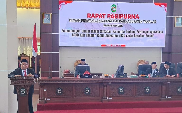 DPRD Setujui Ranperda Pertanggungjawaban APBD Takalar 2025, Bupati Ajak Legislatif Perkuat Sinergi Bangun Daerah