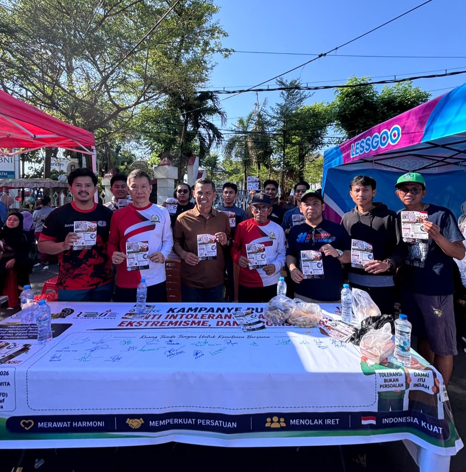 DPP ICATT dan FKUB Gowa Kampanyekan Anti Intoleransi, Radikalisme, Ekstremisme, dan Terorisme di CFD 