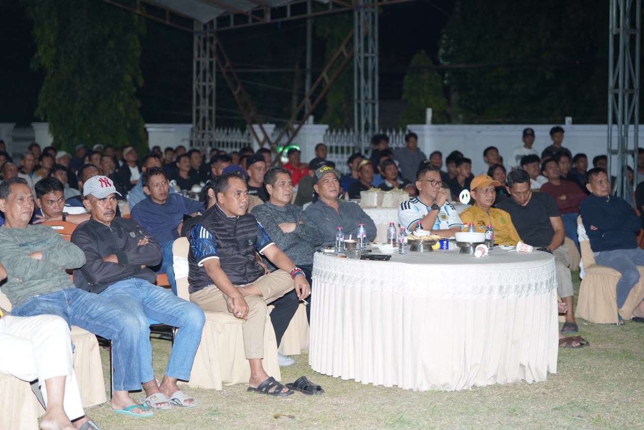 Rujab Bupati Jadi Lokasi Nobar Final Piala Dunia 2026, Andi Rosman : Paling utama Kebersamaan & Silaturrahmi