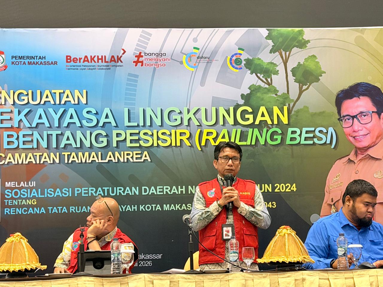 Distaru Makassar Luncurkan Inovasi Railing Besi, Awasi Pelanggaran Tata Ruang Berbasis Digital
