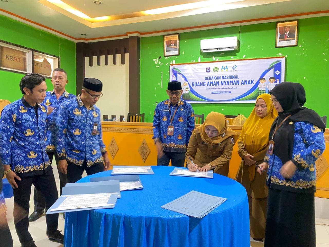 Pemda dan Kementerian Agama Enrekang Teken Deklarasi Pesantren Ramah Anak
