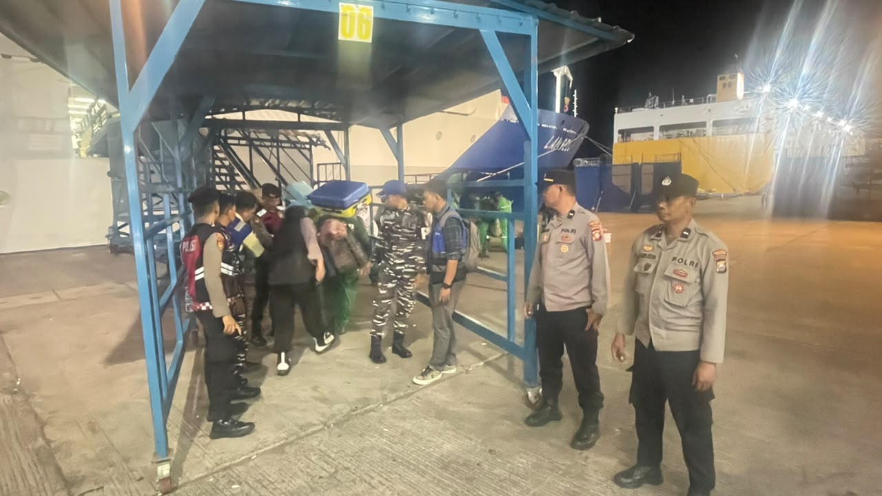 Patroli Humanis Polsek Soeta Jaga Kondusifitas Pelabuhan Soekarno Hatta