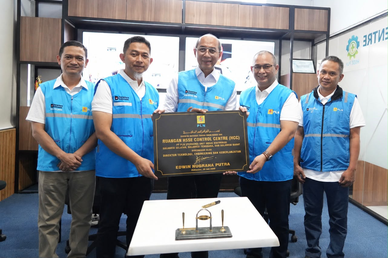 BOD Safety Walkdown Perkuat Budaya Keselamatan, PLN UID Sulselrabar Resmikan HSSE Control Center