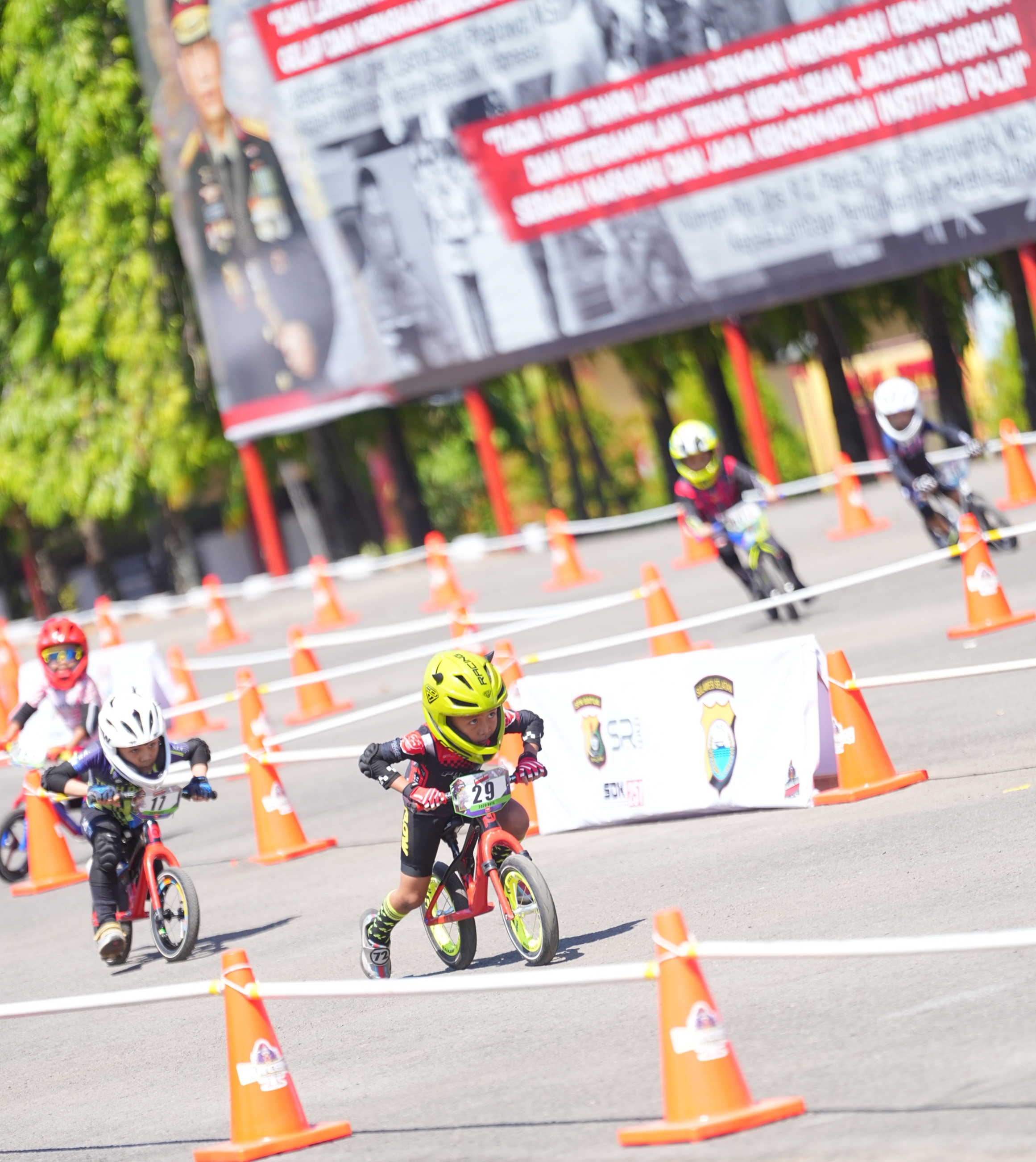 Kapolda Sulsel Dukung Balance Bike Makassar Championship, Wujudkan Anak Berani dan Berprestasi di HUT Bhayangkara ke-80