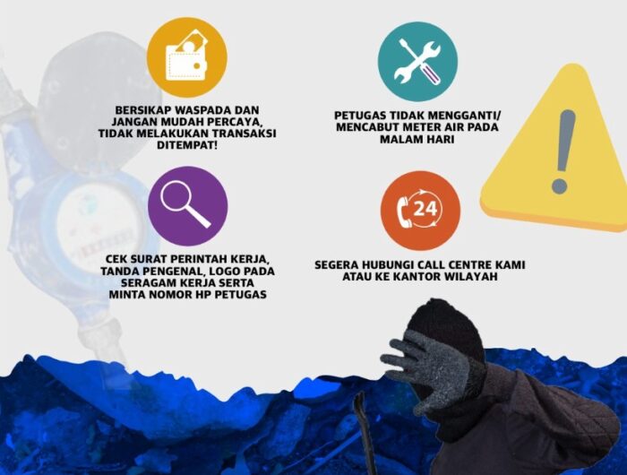 Maling Meter Air Tertangkap Tangan
