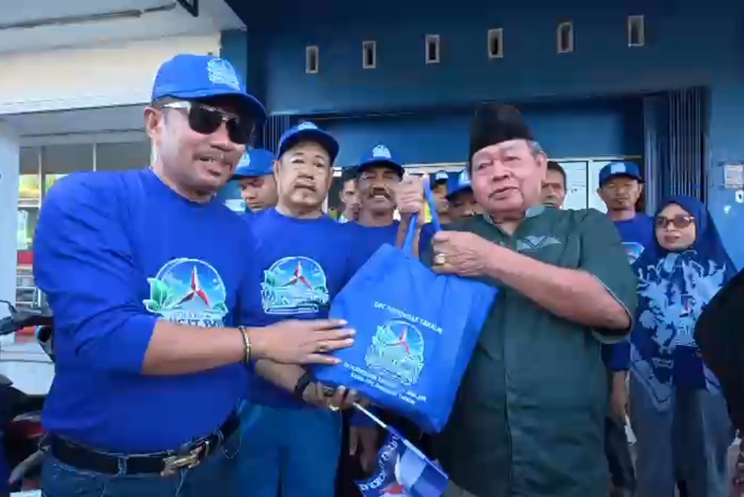 DPC Partai Demokrat Takalar Gelar Aksi Sosial, Seribu Warga Ikut Meriahkan Gerakan Langit Biru Indonesia ASRI