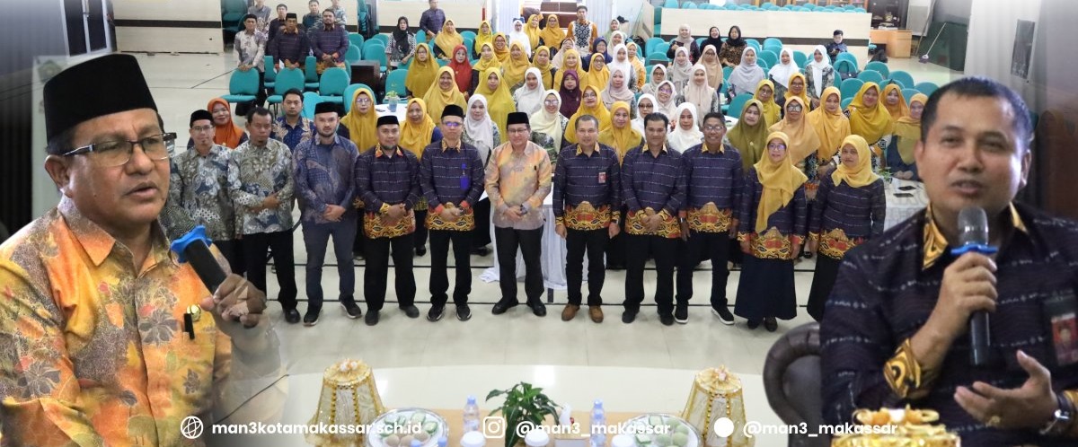 Buka Raker MAN 3 Kota Makassar TA 2026/2027, Kakan Kemenag Tekankan Tipe Kepemimpinan dan Manajemen Pendidikan