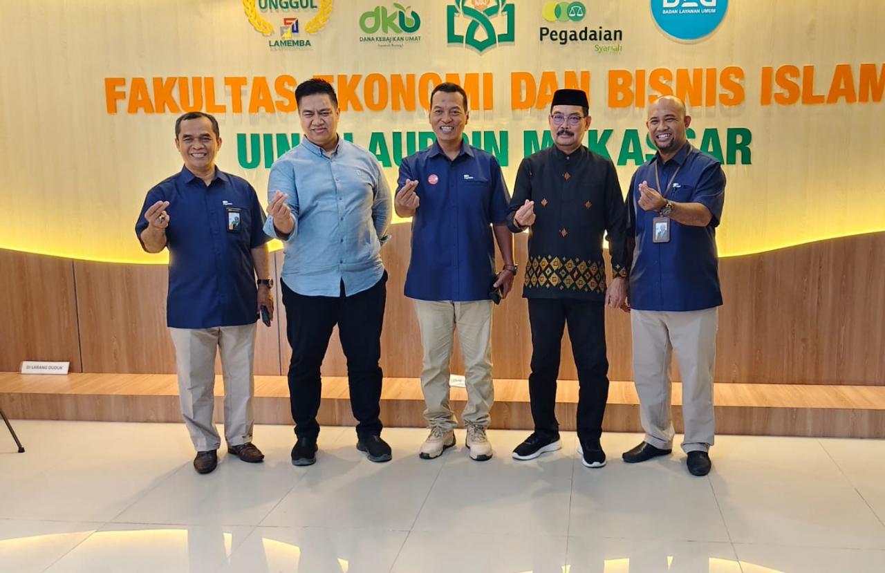 PT Pegadaian Wilayah VI Makassar Kunjungi UIN Alauddin, Bahas Evaluasi dan Penguatan Kerja Sama