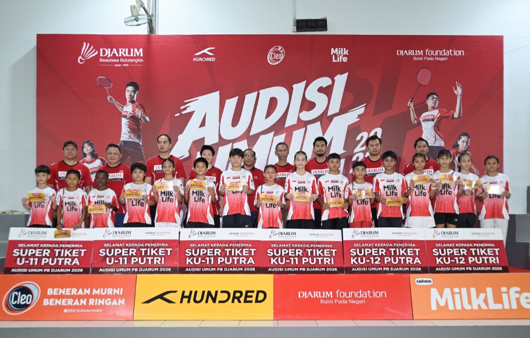 Audisi PB Djarum 2026 Makassar Usai, 16 Bibit Muda Melaju ke Karantina