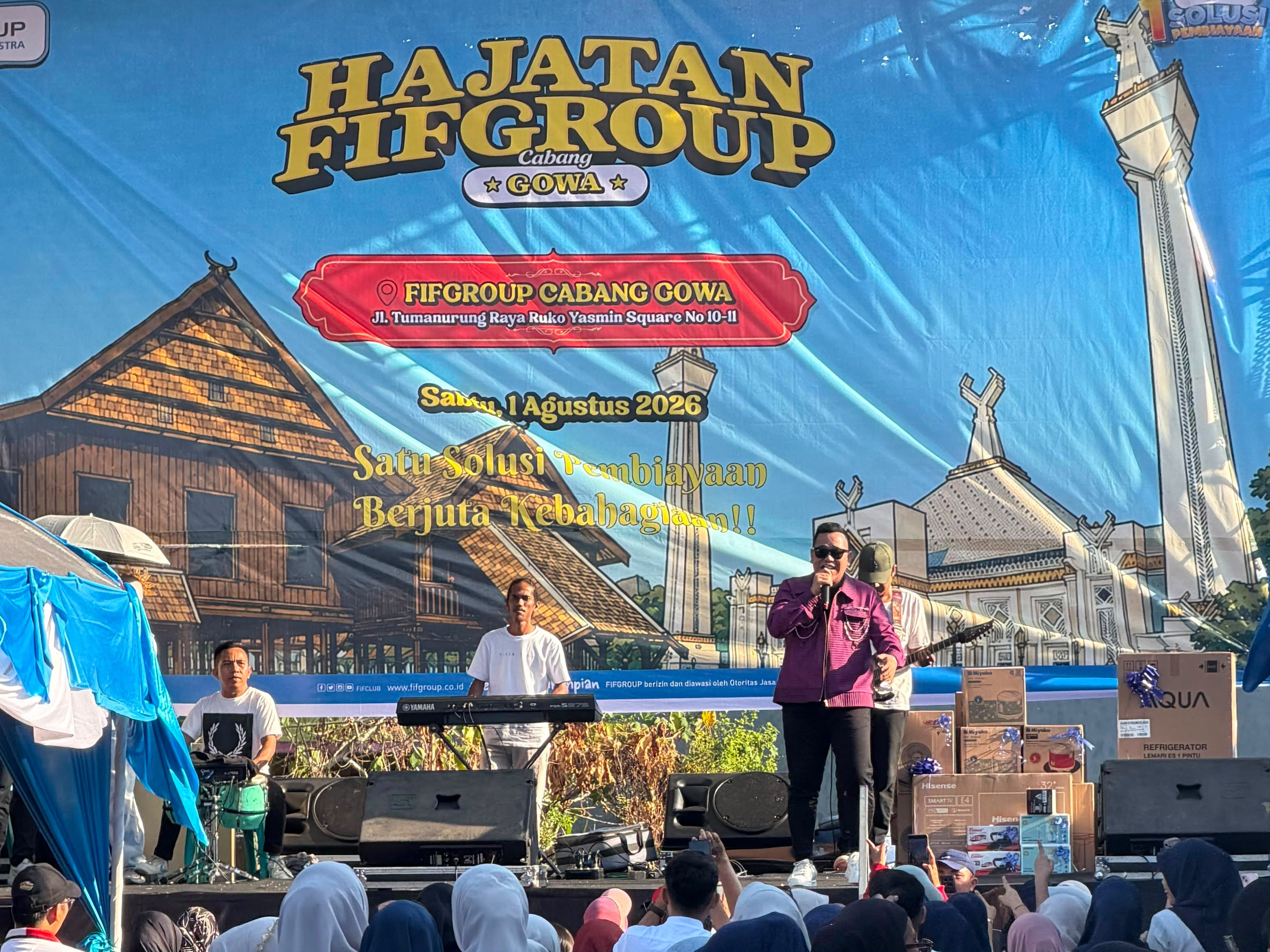 Sinergi Grup Astra, Asmo Sulsel Dukung FIFGroup Hadirkan Hajatan FIF di Gowa, dengan Pesta Rakyat, CSR, hingga Layanan Honda
