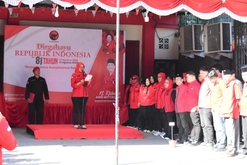 HUT RI ke-81, PDI Perjuangan Sulsel Teguhkan Semangat Perjuangan untuk Kesejahteraan Rakyat