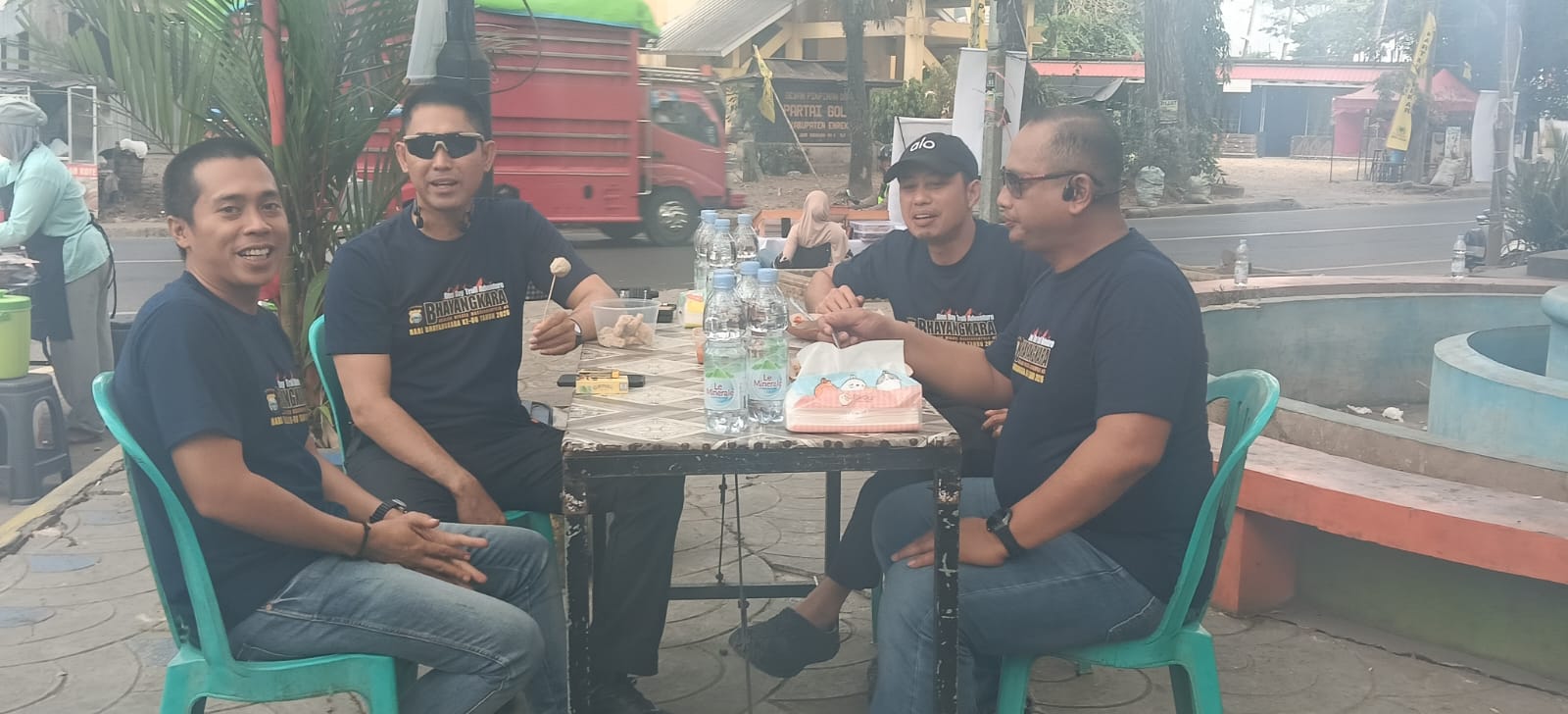 Suasana Akrab Warnai Sarapan Bersama Bupati, Kapolres, Mantan Kapolres dan Ketua DPRD Enrekang