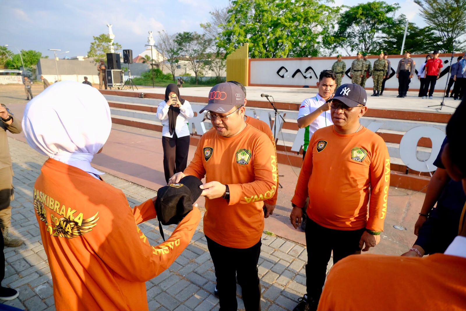 Wakil Bupati Gowa Motivasi Peserta Diklat Paskibraka Tingkat Kabupaten, Ini Pesan Khususnya 