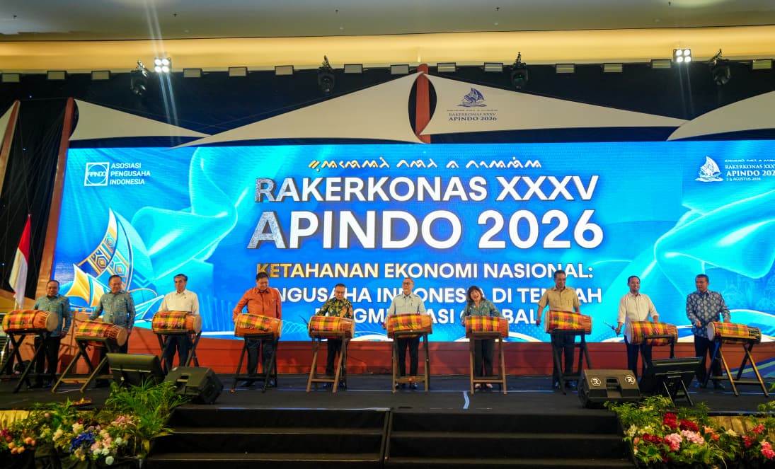 Hadiri Rakekornas APINDO 2026, Gubernur Sulsel Dorong Kolaborasi Pemerintah dan Pengusaha Perkuat Ekonomi