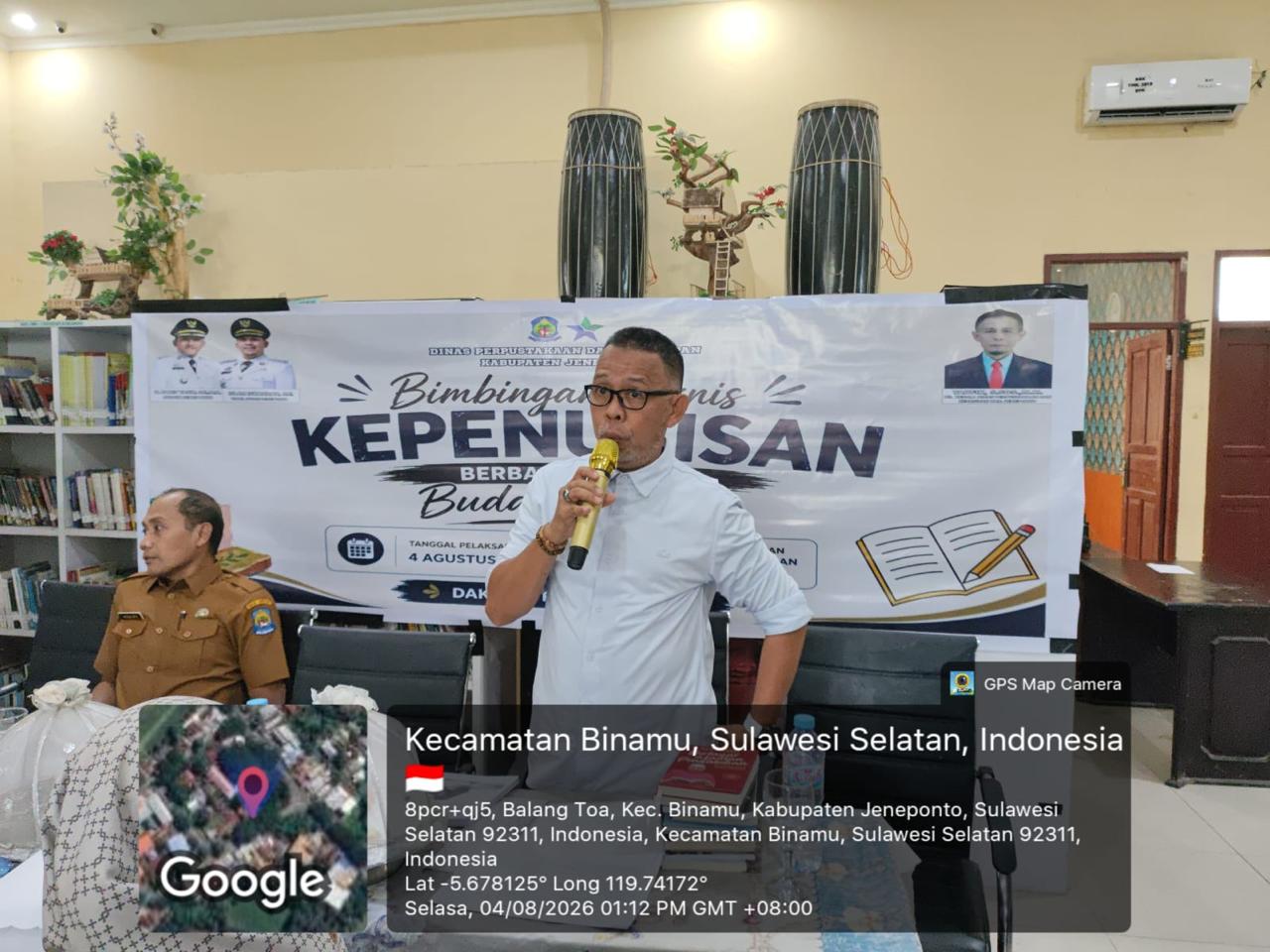 Tiga Jam Bersama BAK Menulis Esai Konten Lokal Dinas Perpustakaan Jeneponto