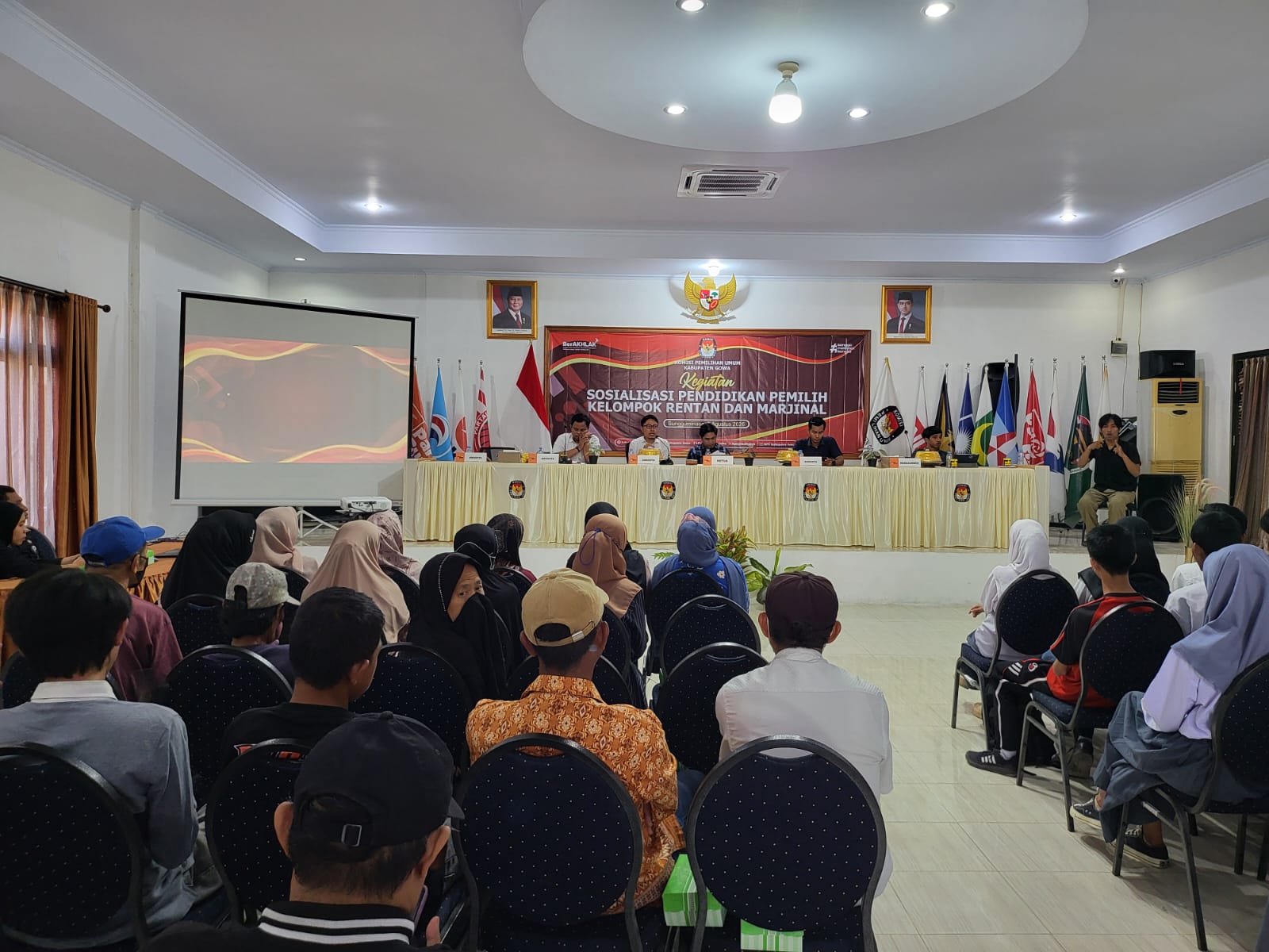 KPU Gowa Sosialisasi Pendidikan Pemilih bagi Kelompok Rentan dan Marjinal