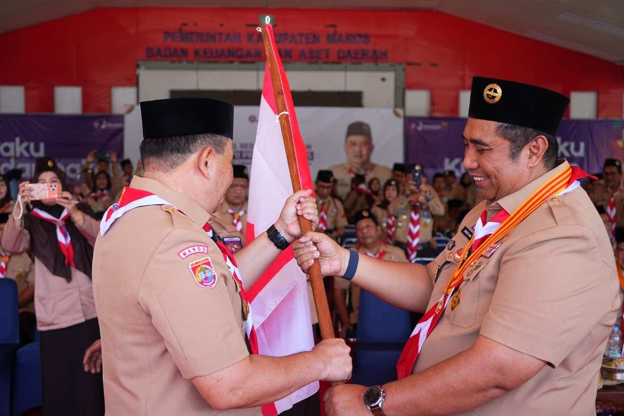 58 Pramuka Maros Siap Ramaikan Jambore Nasional XII, Wabup Ikut Dampingi ke Jakarta