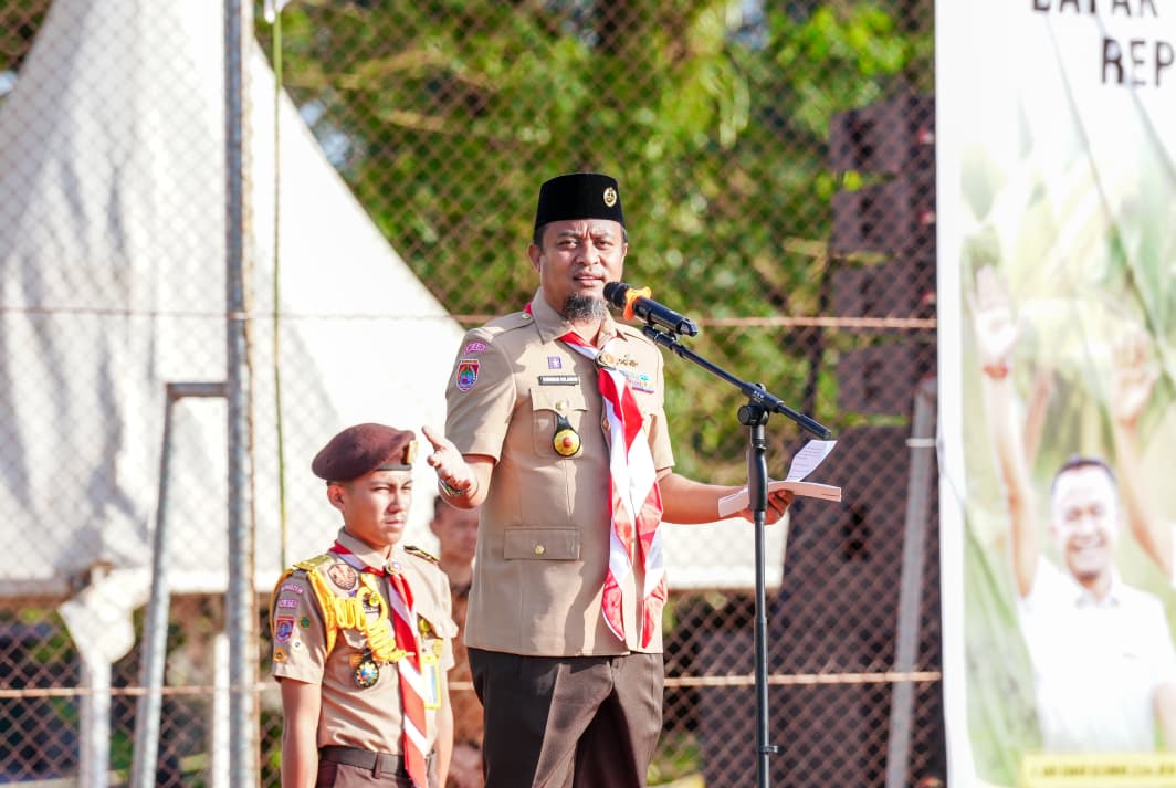 Hari Pramuka ke-65 di Bone, Gubernur Sulsel: Pramuka Cikal Bakal Indonesia Emas 2045