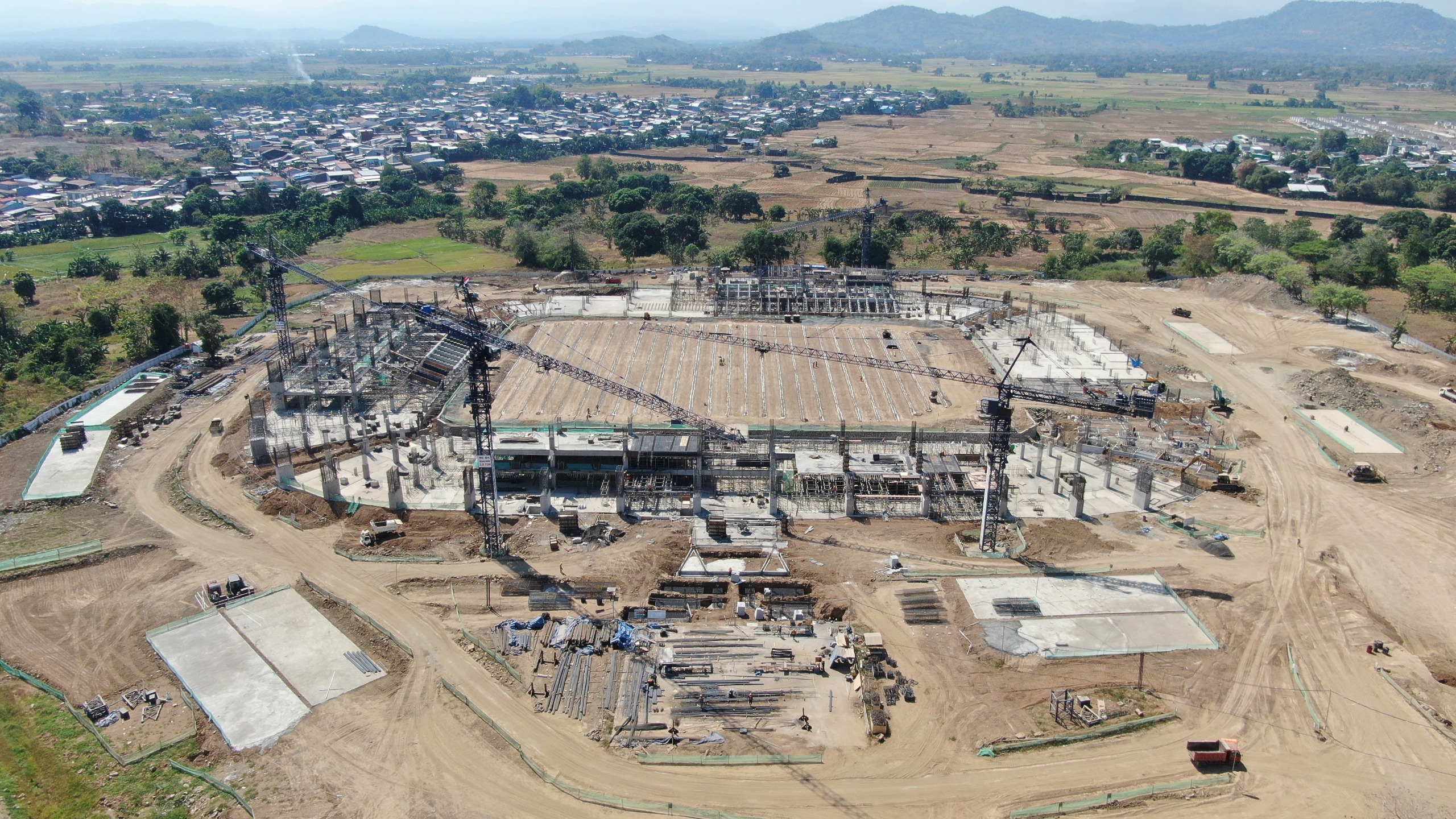 Progres Pembangunan Stadion Sudiang Mendekati 20%, Pekerjaan Struktur Tribun Terus Dipacu